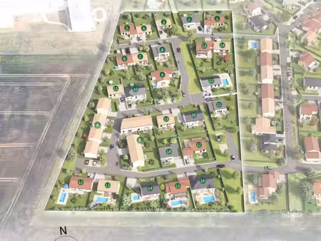 terrain constructible viabilisé à vendre