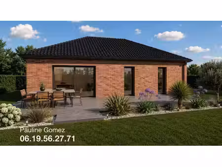 terrain avec maison neuve à vendre