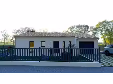 terrain avec maison neuve à vendre