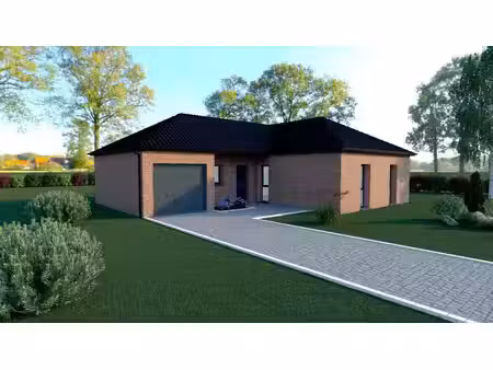 terrain avec maison neuve à vendre