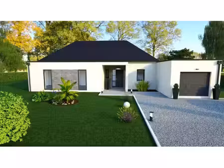terrain avec maison neuve à vendre