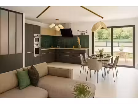 terrain avec maison neuve à vendre