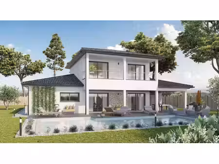 terrain avec maison neuve à vendre