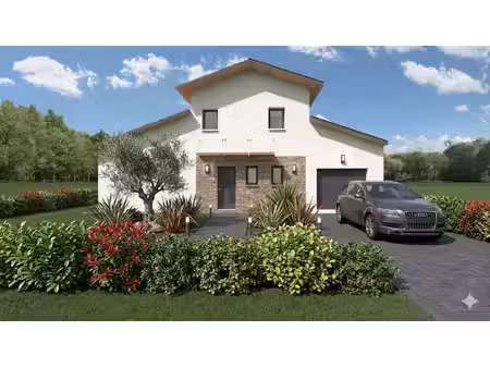 terrain avec maison neuve à vendre