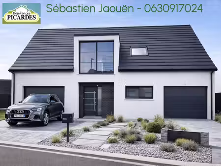 terrain avec maison neuve à vendre
