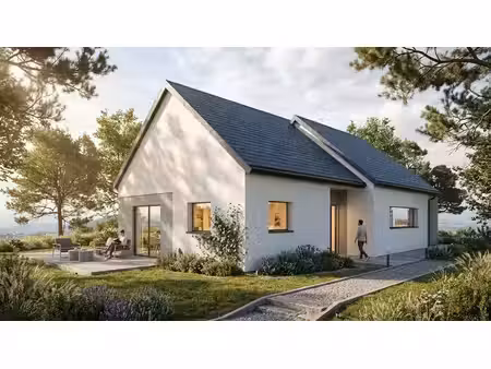 terrain avec maison neuve à vendre