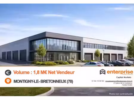 vente immeuble 3432 m² montigny-le-bretonneux (78180)
