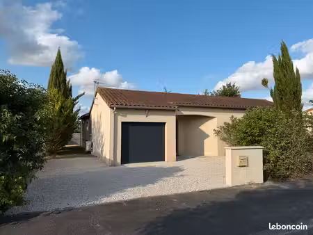 beau pavillon bbc de plain-pied de 101 m² – 3 chambres – terrain 624 m²