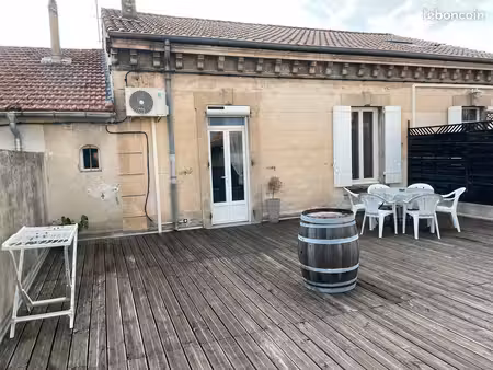 t3 meublé avec terrasse