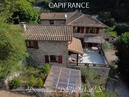 propriété de caractère – 1 maison principale  2 gîtes et 9 5 ha - vallée de l’eyrieux