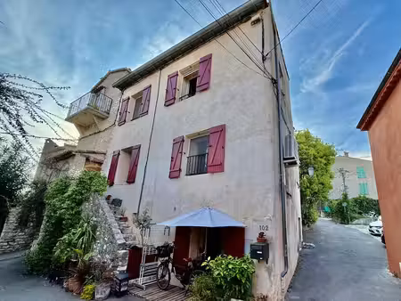 la colle sur loup - maison de village r+2 86 m² - 4 pièces - vue st paul de vence