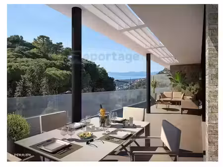 vente appartement 2 pièces 54.8 m² à la turbie (06320)  599 000 €