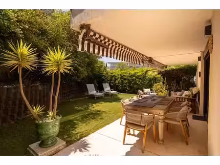 cannes montrose vente 3 pièces en rez de jardin