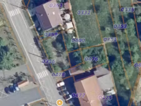 terrain constructible 6 3 ares  24 m de facade