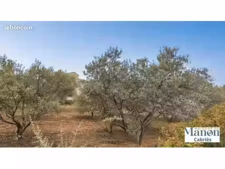 terrain 381 m² pourrieres