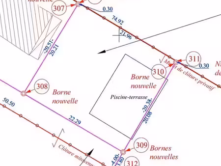 terrain constructible viabilisé 452m2 proche meet  aéroport  airbus..