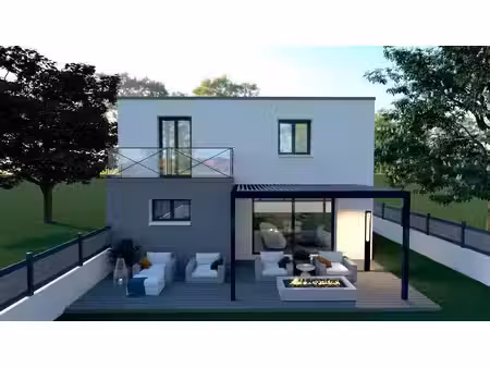 terrain avec maison neuve à vendre