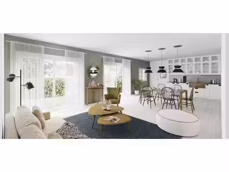 terrain avec maison neuve à vendre