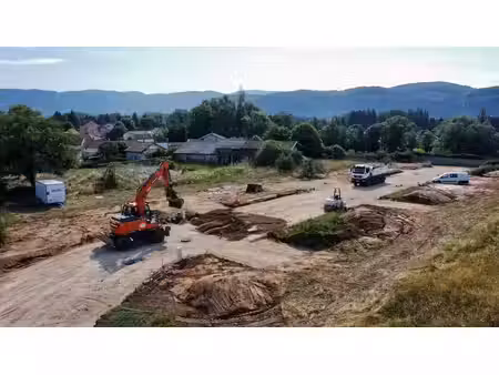 terrain avec maison neuve à vendre