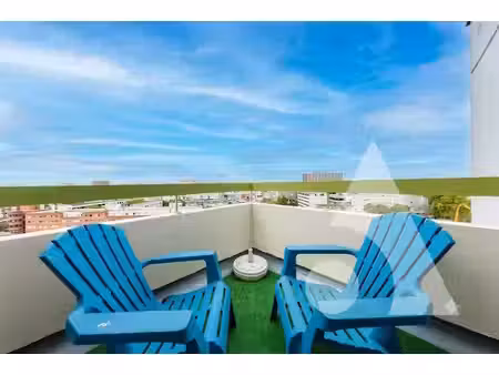 appartement f2 - balcon avec vue exceptionnelle - rare sur le secteur