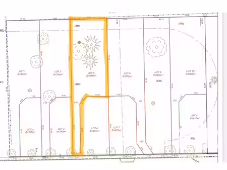 vente terrain à bâtir 856 m²
