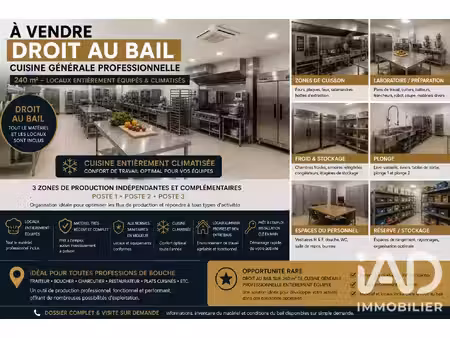 vente commerce 240 m² castanet-tolosan (31320)