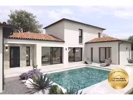 terrain avec maison neuve à vendre