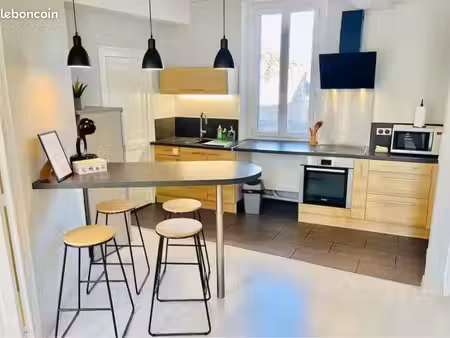 t2 meublé 40 m² – orléans saint-marceau – box à vélo privatif