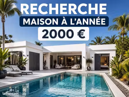 recherche maison à louer à l’année