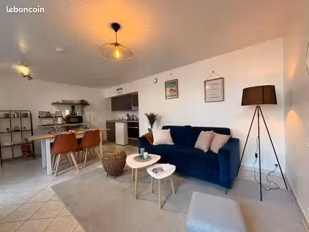 maison meublée 64 m2 - 2 chambres - granville- proche gare et centre-ville