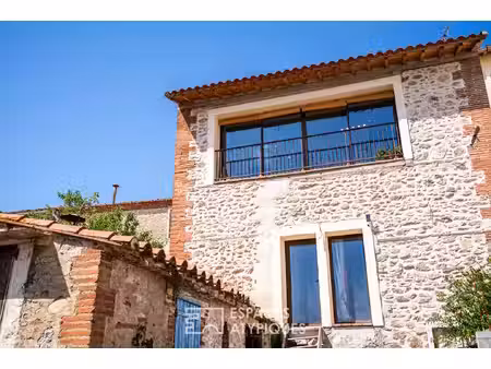 ancienne grange rénovée avec vue panoramique
