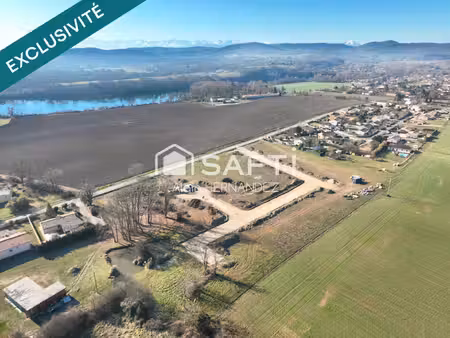 cazères – terrain viabilisé 815 m² – vue pyrénées