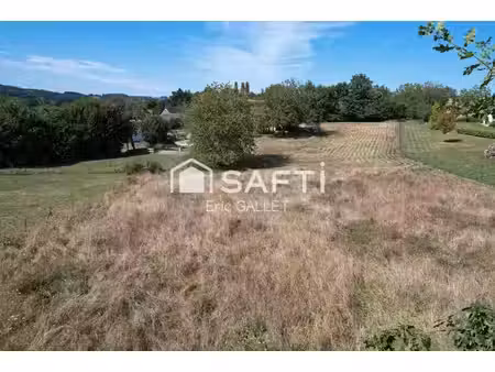 superbe terrain plat à bâtir