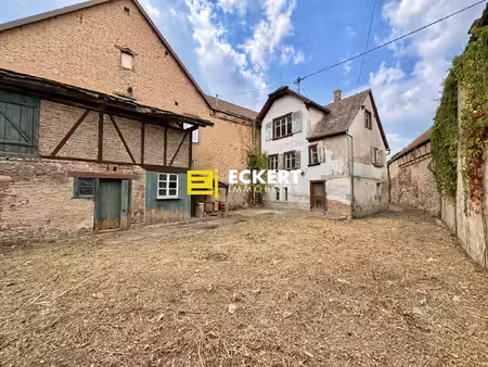 dorlisheim  centre village  maison de 65 m² sur une terrain de