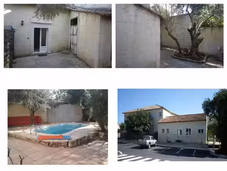 t2 rdc jardin spécial célibataire  à côté de nîmes