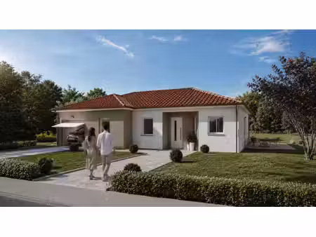 terrain avec maison neuve à vendre