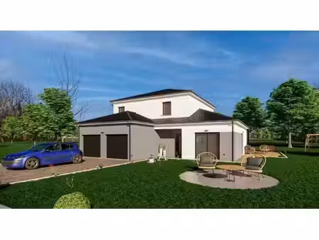 terrain avec maison neuve à vendre