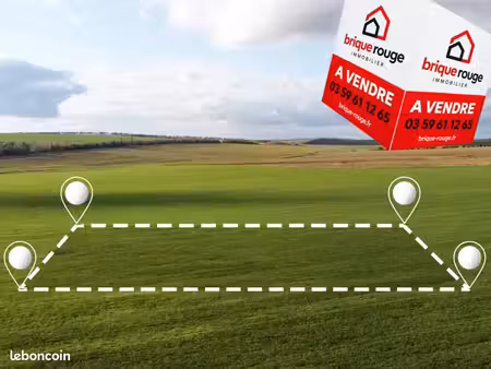 terrain 653 m² moncheaux