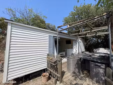 mobil-home irm 35 m² – 2 chambres / 2 salles d'eau – entièrement équipé – camping les méli