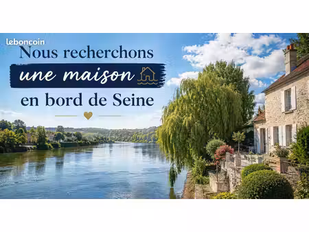 maison bord de seine