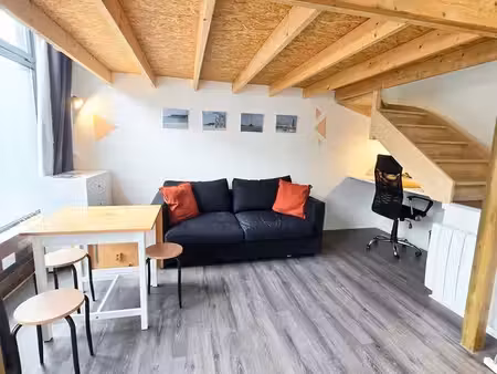 grand studio meublé 36 m2 tout équipé - centre-ville - proche des halles
