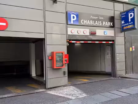 place de parking sécurisée chablais park  hyper-centre ann