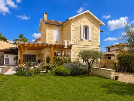 maison en pierre rénovée avec piscine et potentiel événementiel 160 m² libourne
