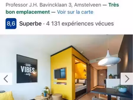 logement locatif pour 3 jours à amsterdam