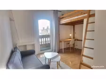 beau studio neuf meublé 19m² place lafargue