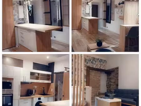 beau t2 calme et meublé 52m² fraichement rénové
