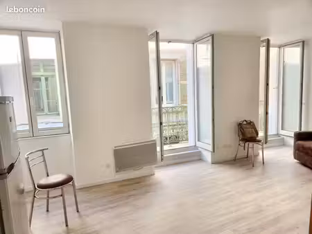 appartement t3- meublé  53 m2 1er etage   centre ville  lumineux  beau quartier parking de