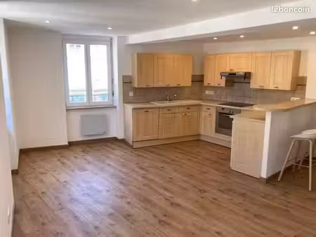 t3 64 m² – 2 chambres – centre-ville bourgoin-jallieu