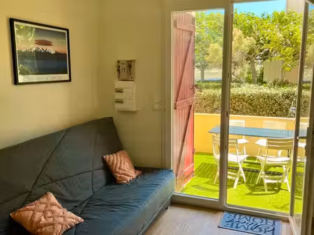le barcarès – meublé 25 m² avec terrasse – octobre à mai