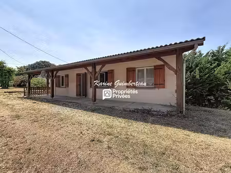 maison daignac 3 pièce(s) 93 m2 avec jardin + garage + dépendance